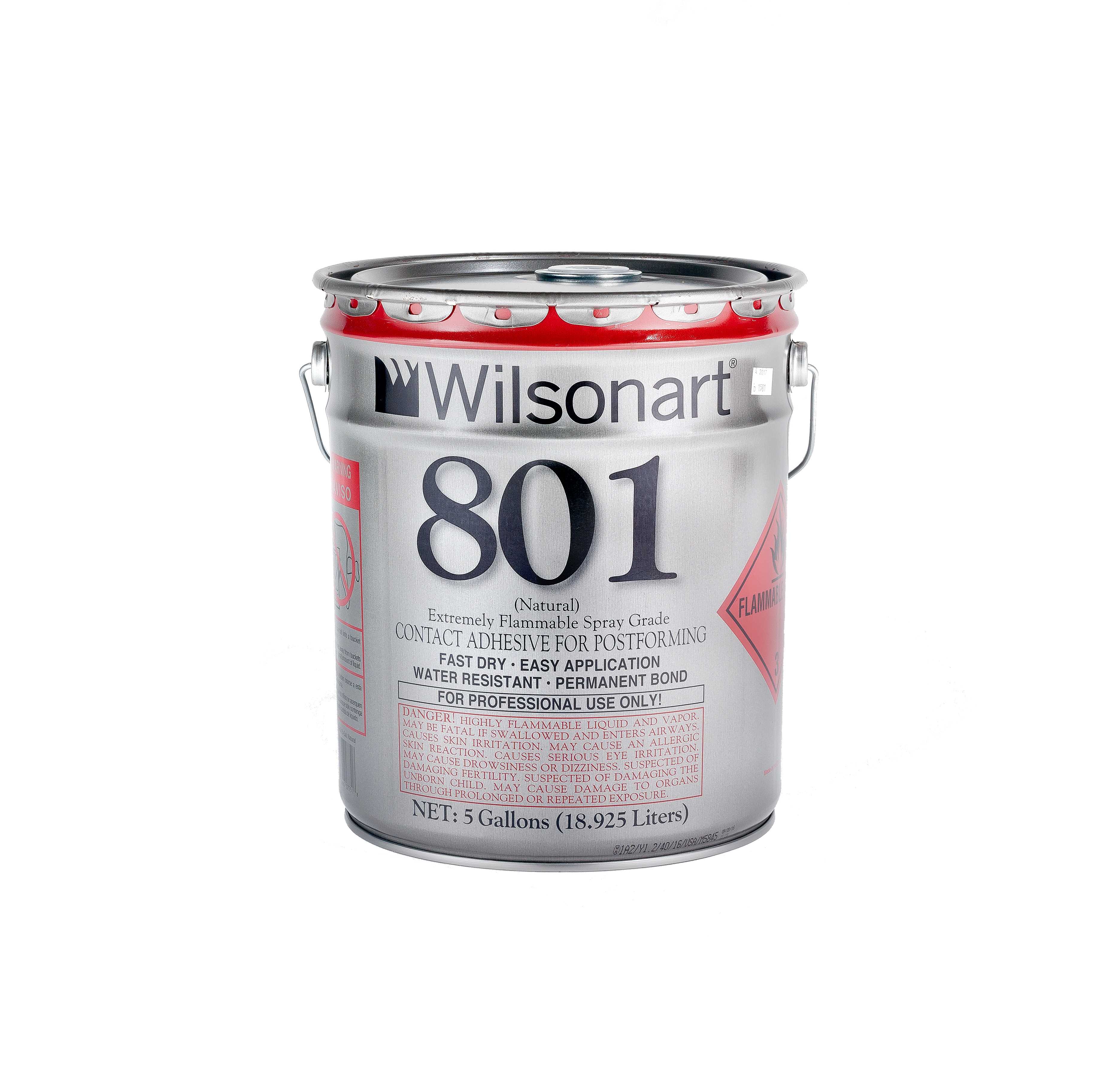 Wilsonart AD WA 801 CLEAR Wilsonart 801 Postforming Spray Grade Contact